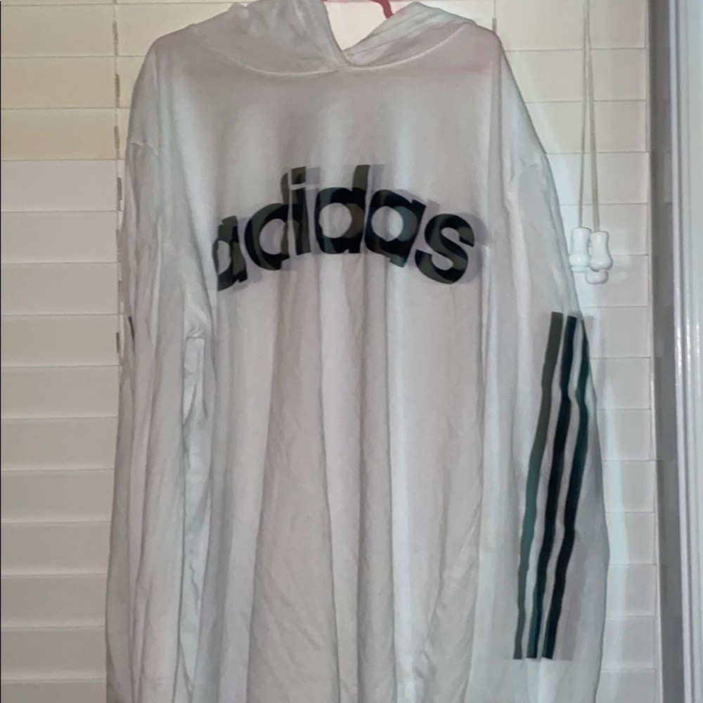 Adidas hooded t shirt